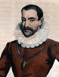 Portræt af Philippe Duplessis Mornay (1549-1623), Lord of Plessis Marly, fransk protestantisk forfatter. af French School