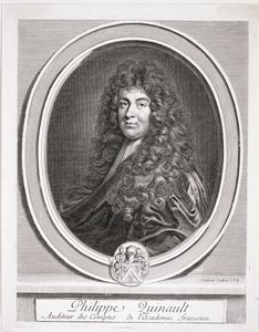 Portræt af Philippe Quinault (1635-88) af French School