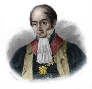Portræt af Pierre-Francois-Hercule (Pierre Francois Hercule), greve af Serre (1776-1824), fransk politiker. i "" LIBRE DES SPEAKERS"" af Louis de Cormenin Timon. 1842. Privat samling. af French School