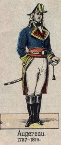 Portræt af "" Pierre Francois Charles Augereau, hertug af Castiglione (marskal Augereau) Marechal af Frankrig (Paris) af French School