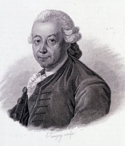Portræt af Pierre Pepper (1719-1786), fransk opdagelsesrejsende - i "" Portrætter af nyttige mænd"" af French School