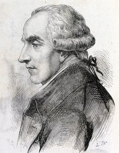 Portræt af Pierre Simon de Laplace (1747 - 1827), fransk astronom, matematiker og fysiker - i "Album de la Science; berømte videnskabsmænd; Store opdagelser””” 1896. af French School