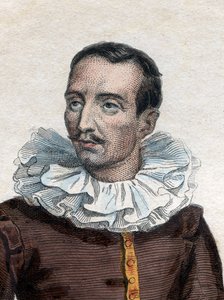 Portræt af Pierre de Bourdeille, herre (og abbe) af Brantome (1535-1614), fransk historiker, soldat og biograf. af French School