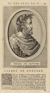Portræt af Pierre de Ronsard af French School