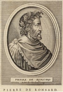 Portræt af Pierre de Ronsard af French School