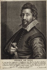 Portræt af Pieter de Jode I af French School