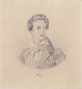 Portræt af Prins Fritz Baciocchi af French School