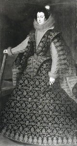 Portræt af prinsesse Elisabeth af Frankrig (1602-44) 1621 af French School