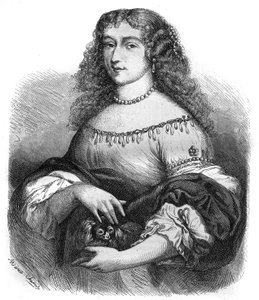 Portræt af Dronning Christine af Sverige (Kristina Vasa af French School
