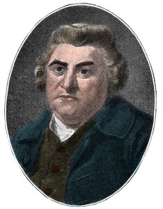 Portræt af Thomas Warton (1728-1790) engelsk litteraturhistoriker, kritiker og digter. 19. århundrede. af French School