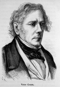 Portræt af Victor Cousin (1792 - 1867), fransk filosof - i "" L