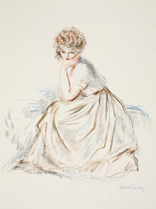 Porträt eines Mädchens von French School