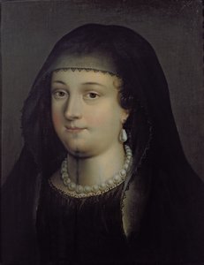 Portræt af en pige, der formodes at være Mary Queen of Scots (1542-87)