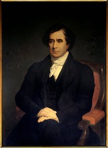 Portræt af fysiker Francois Arago (1786-1833), astronom og politiker, minister for flåde og krig i 1848. Anonymt maleri fra det 19. århundrede. Paris, Musee De L