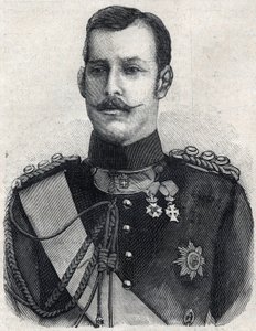 Portræt af kronprinsen af Grækenland (som blev George I af Grækenland af French School