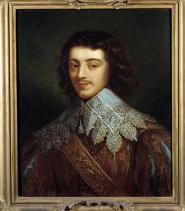 Portræt af Marquis de Cinq Mars (Henri Coiffier de Ruze af French School