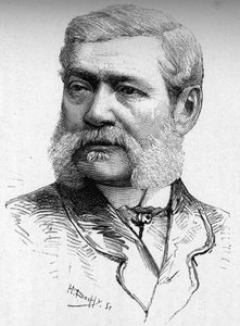 Portræt af gravøren på træ, grev Colonna Cesari (1825-1887). af French School