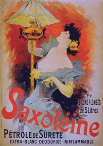 Plakatreklame Saxolein Safety Lamp Oil, 1890