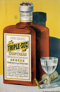 Plakat reklame Triple Sec Cointreau lavet i Angers