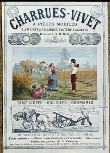 Plakatannoncering Live on Plough, c.1891