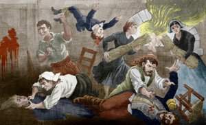 Plakat, der annoncerer udgivelsen af "L