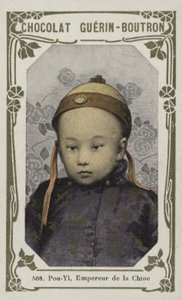 Pou-Yi, Kinas kejser (farvet foto) af French School
