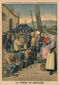 Fattigdom i Bretagne, bagsideillustration fra 