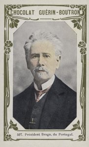 Præsident Braga, du Portugal (farvet foto) af French School