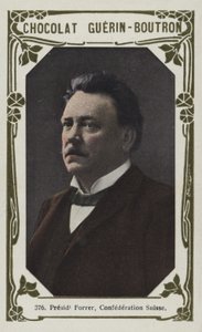 Præsident Forrer, Confederation Suisse (farvet foto) af French School