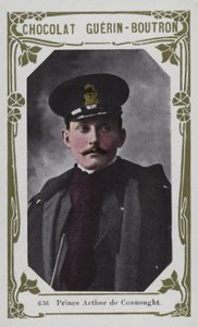 Prins Arthur de Connaught (farvet foto) af French School