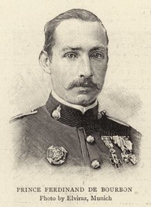 Prins Ferdinand de Bourbon (gravering) af French School