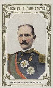 Prins Francois de Bourbon (farvet foto) af French School