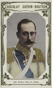Prins Max de Bade (farvet foto) af French School