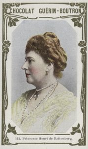 Prinsesse Henrik af Battenberg (farvet foto) af French School