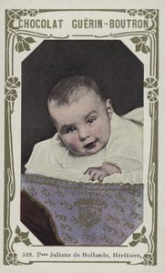 Prinsesse Juliana af Holland, arving (farvet foto) af French School