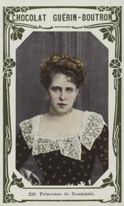 Prinsesse af Rumænien (farvet foto) af French School
