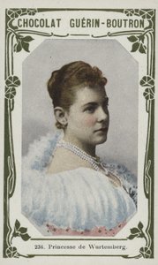 Prinsesse af Württemberg (farvet foto) af French School