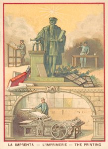 Udskrivning (chromolitho) af French School