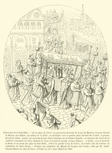 Procession af Corpus Christi af French School