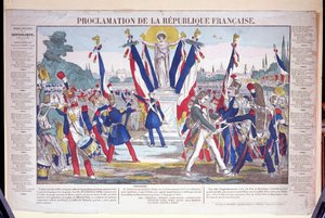 Den franske republiks proklamation, 25. februar 1848 af French School