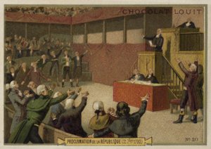 Proklamation af Den Franske Republik ved Konventionen, Den Franske Revolution, 21. september 1792 af French School