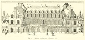 Projekt for Royal College of France, i 1610 af French School