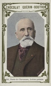 Puvis de Chavannes, maler (farvet foto) af French School