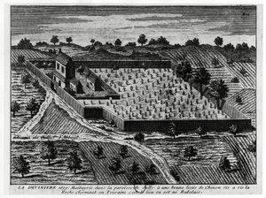 Rabelais, La Devinière: Rabelais fødested. af French School