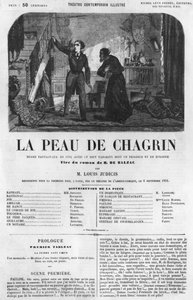 Raphael de Valentin og butiksejeren, illustration fra 