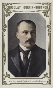 Raymond Poincare, Academie-Francaise (farvet foto) af French School