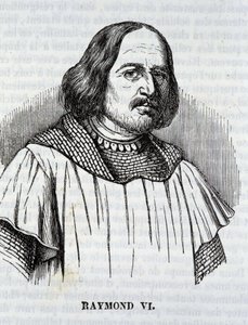 Raymond VI i "Sydens Mosaik", Toulouse af French School