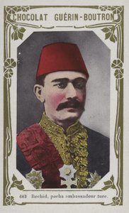 Reshid, Pasha tyrkisk ambassadør (farvet foto) af French School