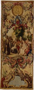Regence Gobelins tapestry with the story of Don Quixote, 1717-18dani af French School