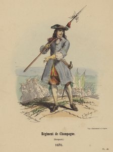 Champagneregiment, sergent af French School